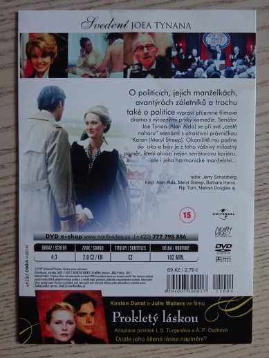 SVEDENÍ JOEA TYNANA, DVD FILM 