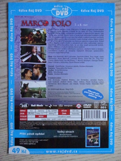 MARCO POLO, 7. A 8. ČÁST, DVD FILM