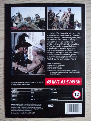 PAN WOLODYJOWSKI, DVD FILM 