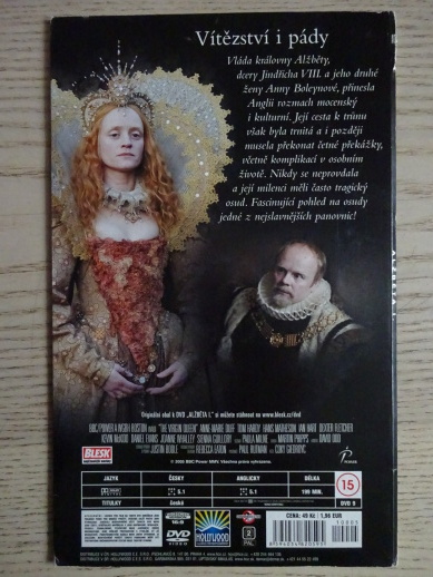 ALŽBĚTA I., DVD FILM