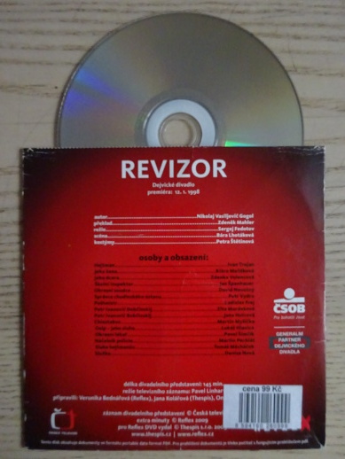 REVIZOR, DVD FILM  ČR