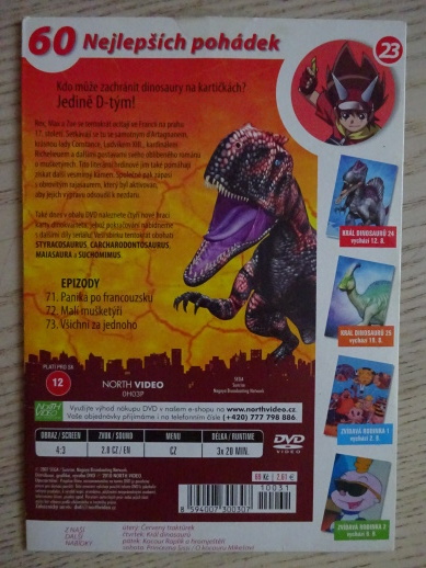 KRÁL DINOSAURŮ, DVD FILM 