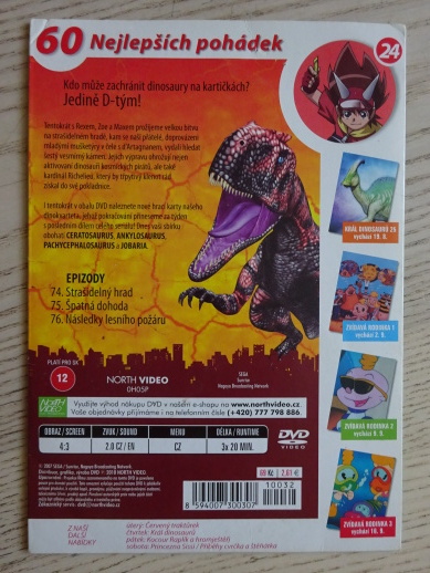 KRÁL DINOSAURŮ, DVD FILM 
