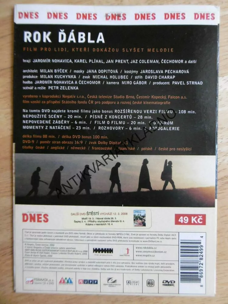 ROK ĎÁBLA, DVD FILM ČR