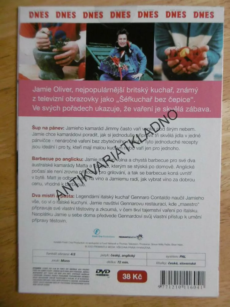 JAMIE OLIVER, VAŘÍME S MF DNES, DVD FILM