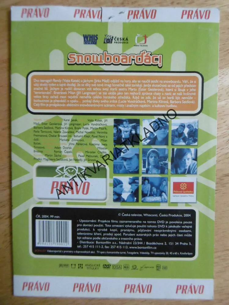 SNOWBORĎÁCI, DVD FILM