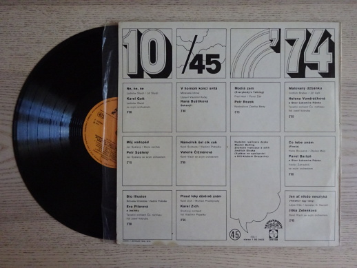 '74, GOTT, VONDRÁČKOVÁ, ZELENKOVÁ, ZICH A DALŠÍ, LP