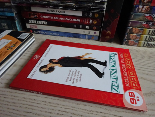ZELENÁ KARTA, GERÁRD DEPARDIEU, DVD FILM