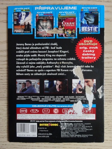 CENA MLČENÍ, DVD FILM