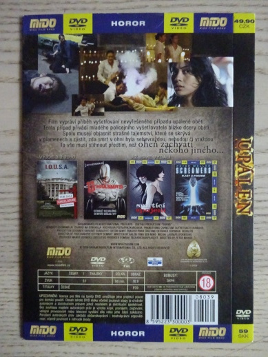 UPÁLEN, DVD FILM