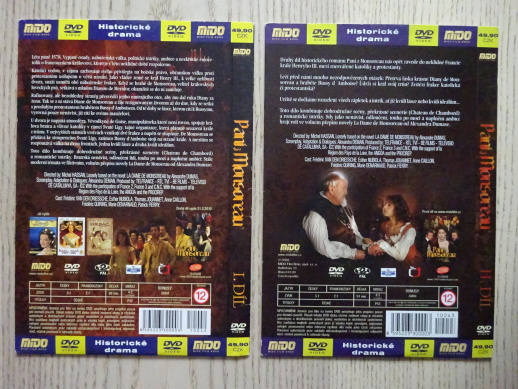 PANÍ Z MONSOREAU 1.-2. DÍL, 2X DVD FILM