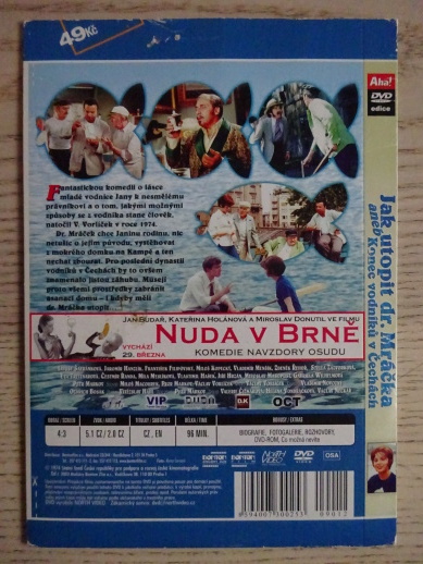 JAK UTOPIT DR. MRÁČKA ANEB KONEC VODNÍKŮ V ČECHÁCH, DVD FILM