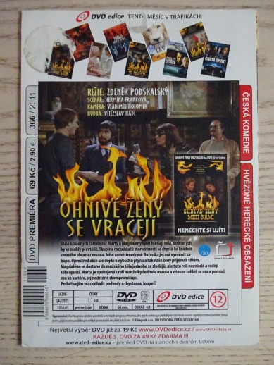 OHNIVÉ ŽENY SE VRACEJÍ, DVD FILM