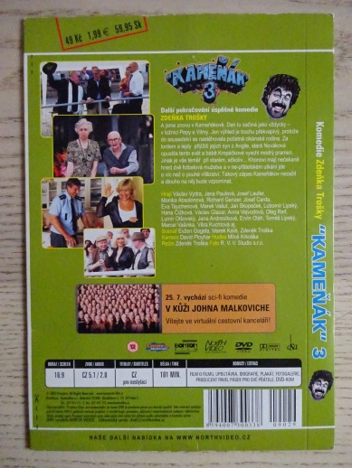 KAMEŇÁK 3, DVD FILM