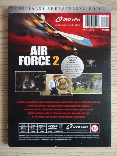 AIR FORCE 2, DVD FILM