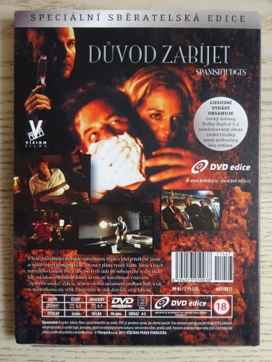 DŮVOD ZABÍJET, DVD FILM