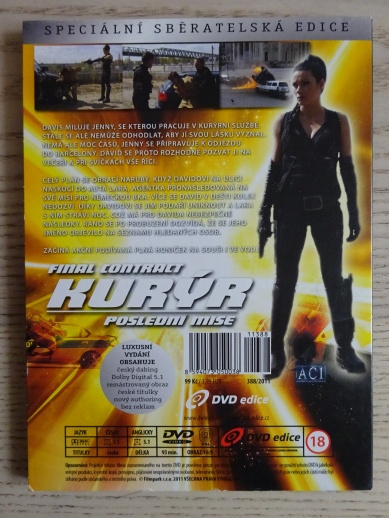 KURÝR, POSLEDNÍ MISE, DVD FILM