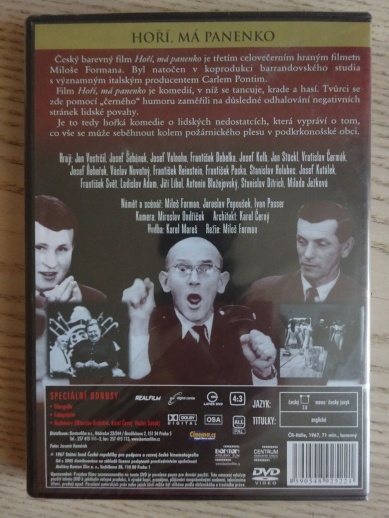 HOŘÍ, MÁ PANENKO, DVD FILM