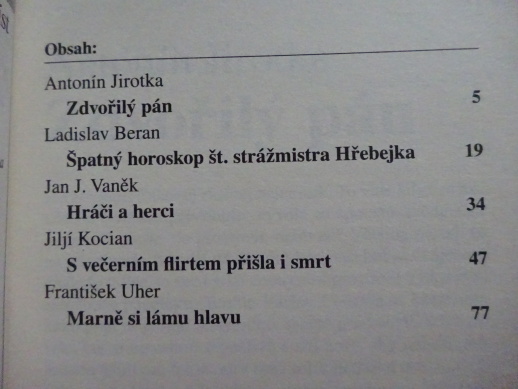 STALO SE!, 5X KRIMI, ZDVOŘILÝ PÁN, **an