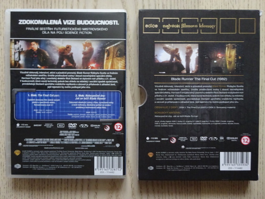 BLADE RUNNER, THE FINAL CUT, DVD FILM