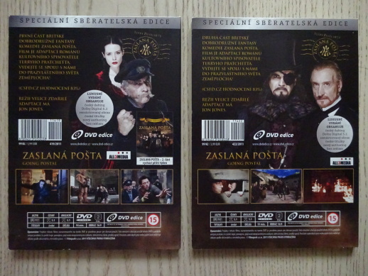 ZASLANÁ POŠTA, 1. A 2. ČÁST, DVD FILM