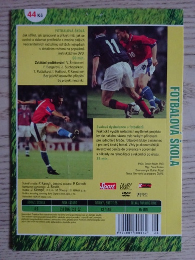 FOTBALOVÁ ŠKOLA, JAK SE STÁT VELKÝM HRÁČEM?, DVD FILM