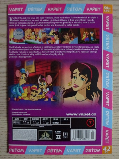 MALÁ TANEČNICE, DVD FILM