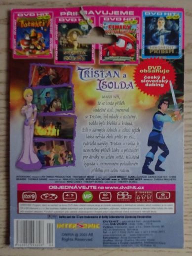 TRISTAN A ISOLDA, DVD FILM