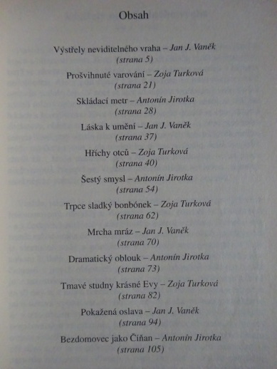 VÝSTŘELY NEVIDITELNÉHO VRAHA A DALŠÍ POVÍDKY, **an