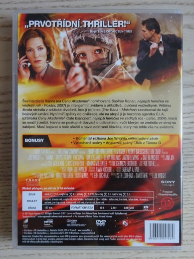 HANNA, DVD FILM