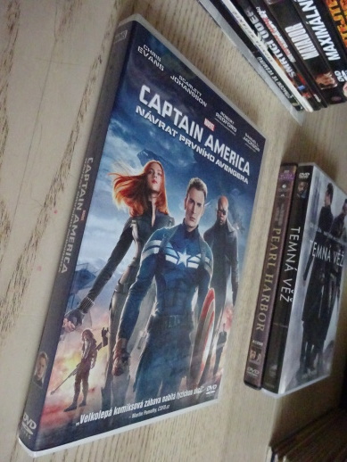 CAPTAIN AMERICA, KAPITÁN AMERIKA, NÁVRAT PRVNÍHO AVENGERA, DVD FILM MARVEL
