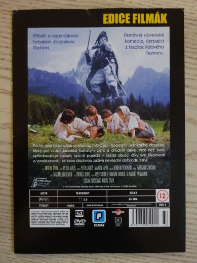 PACHO, HYBSKÝ ZBOJNÍK, DVD FILM ČR