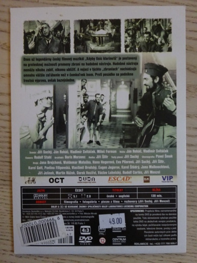KDYBY TISÍC KLARINETŮ, DVD FILM  ČR