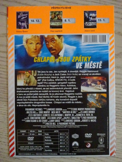 DALŠÍCH 48 HODIN, DVD FILM