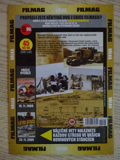 BITVA U EL ALAMEINU, DVD FILM 