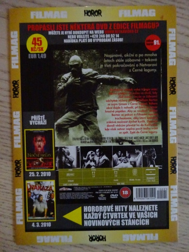 NETVOR PŘICHÁZÍ, DVD FILM HOROR