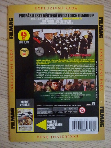 BITVA O FALKLANDY ANEB JAK JSEM VYHRÁL VÁLKU, DVD FILM