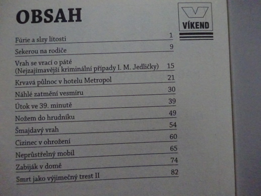 FÚRIE A SLZY LÍTOSTI AJ. SKUTEČNÉ PŘÍBĚHY, 1/2014
