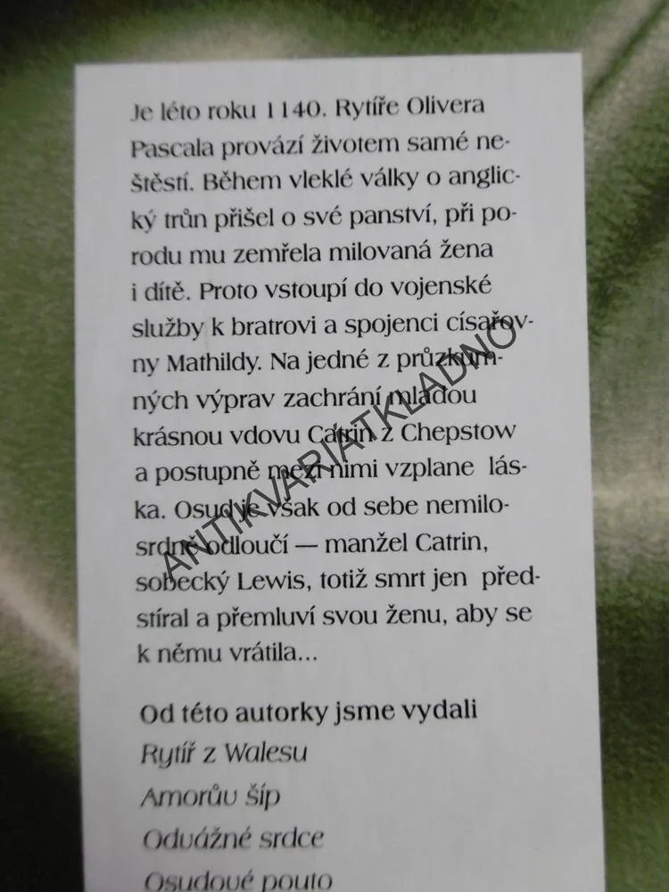 KRÁLOVSKÝ DAR, ELIZABETH CHADWICKOVÁ,
