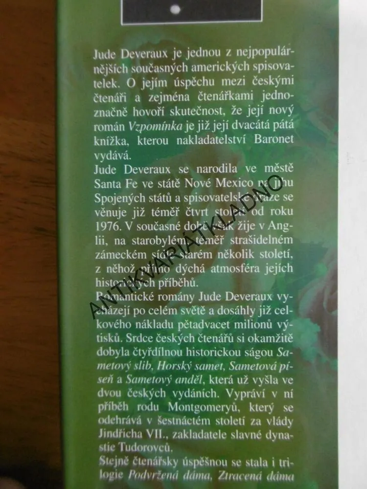 VZPOMÍNKA, JUDE DEVERAUX,**an