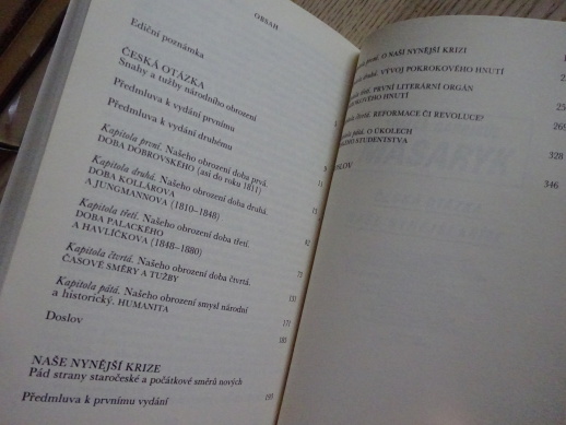 T. G. MASARYK, ČESKÁ OTÁZKA, **an