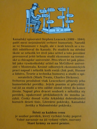 ŠTĚSTÍ ZA KAŽDOU CENU, STEPHEN LEACOCK, **an