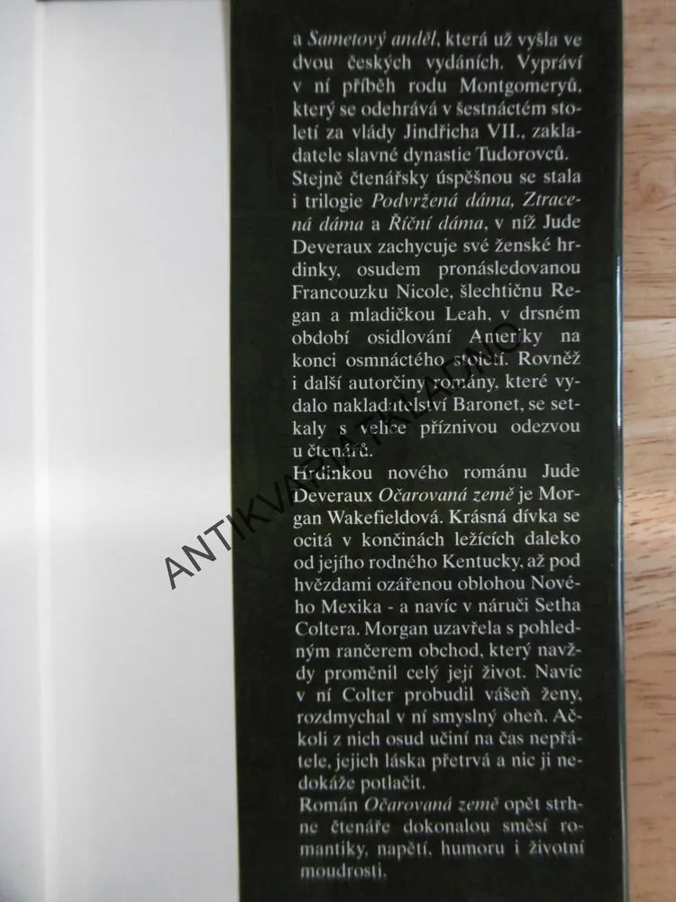 OČAROVANÁ ZEMĚ, JUDE DEVERAUX, **an