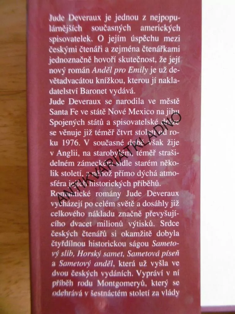 ANDĚL PRO EMILY, JUDE DEVERAUX, **an