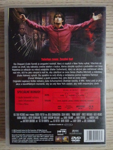 TELEFONNÍ BUDKA, DVD FILM