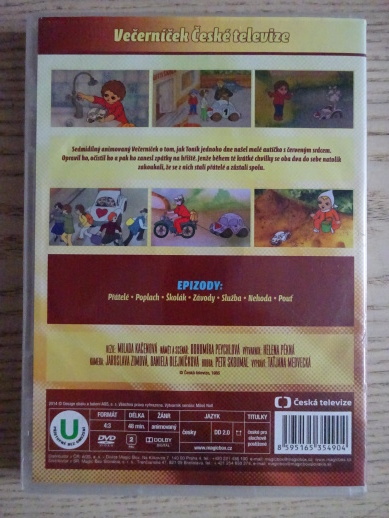AUTÍČKO S ČERVENÝM SRDCEM, DVD FILM
