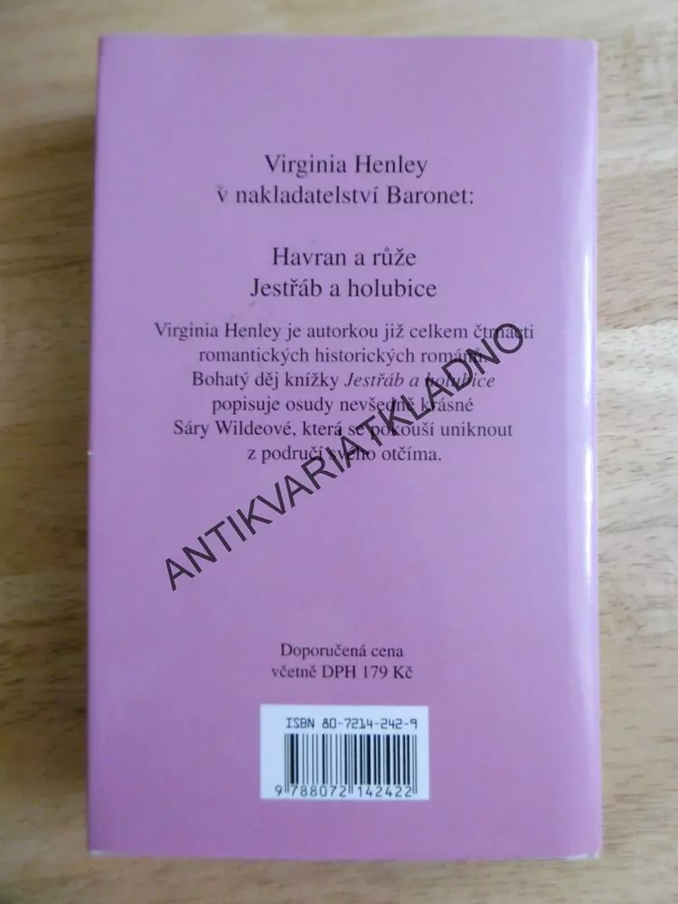 JESTŘÁB A HOLUBICE, VIRGINIA HENLEY,