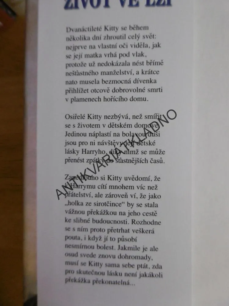 ŽIVOT VE LŽI, JOSEPHINE COX, **an