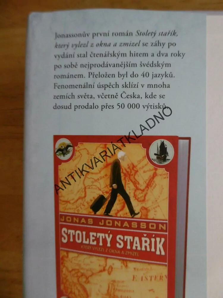 ANALFABETKA, KTERÁ UMĚLA POČÍTAT, JONAS JONASSON, **an