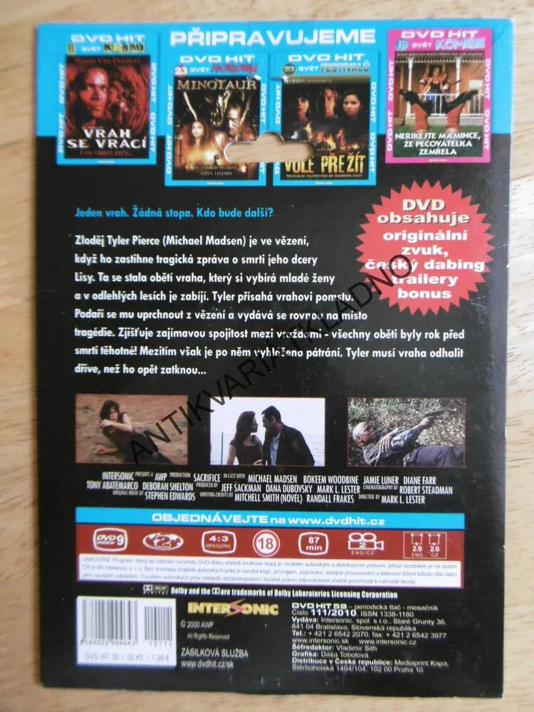 PÁTÁ OBĚŤ, DVD FILM